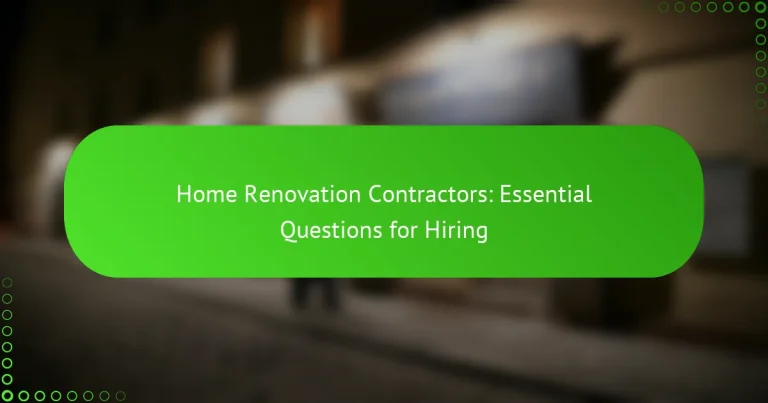 Подрядчики по ремонту дома: важные вопросы для найма