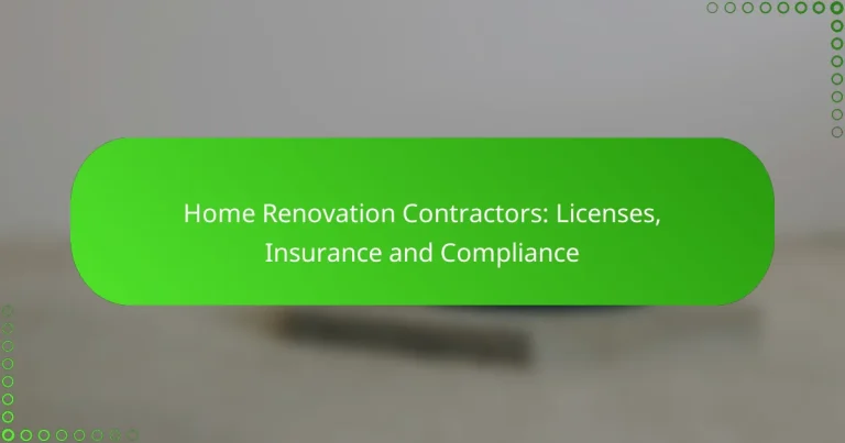 Подрядчики по ремонту домов: лицензии, страхование и соответствие требованиям